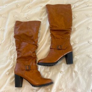 Knee High Heeled Boots